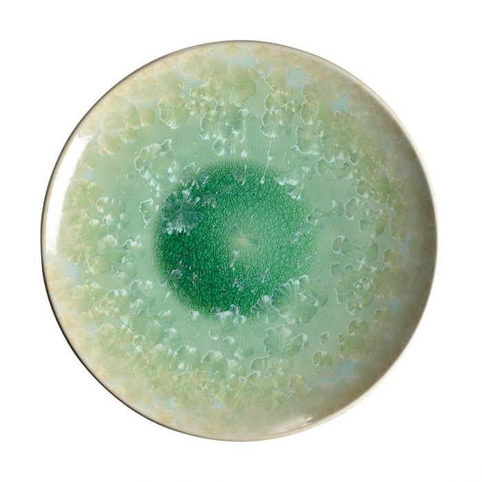 Simon Pearce Crystalline Platter Jade_Simon Pearce Crystalline Platter